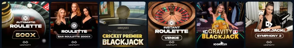 Baloo Bet Casino live spellen en live dealers