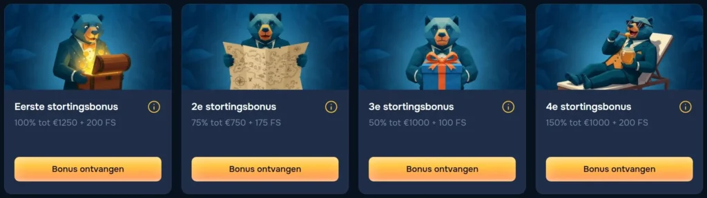 Baloo Bet Casino bonussen en promoties